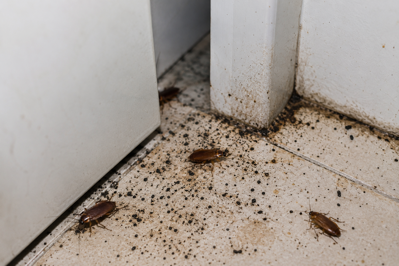 Infestation de cafards
