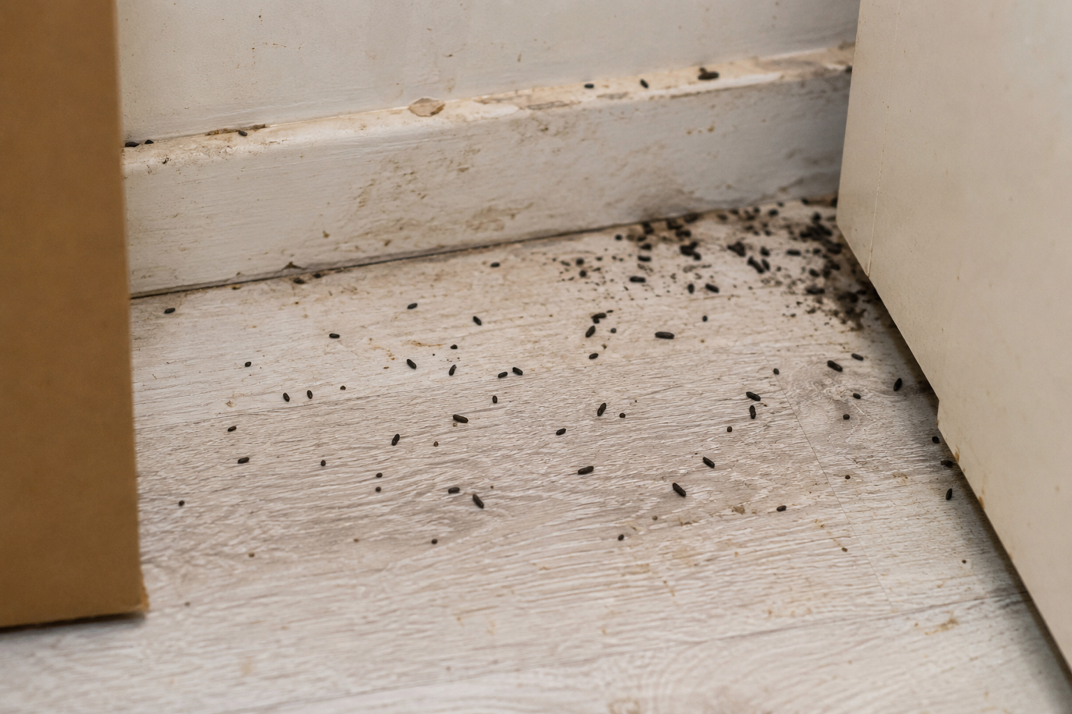Signes d'infestation de souris